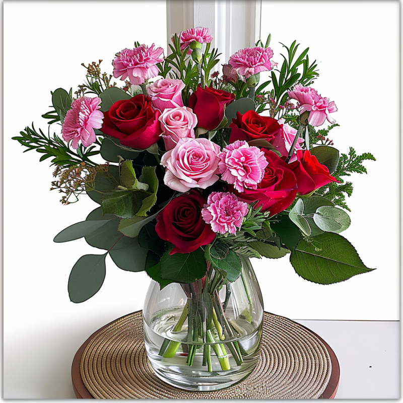 How much does a bouquet of roses cost at an average Winnipeg florist?